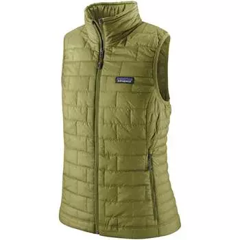 Женский нано-пуховый жилет Patagonia, оливковый