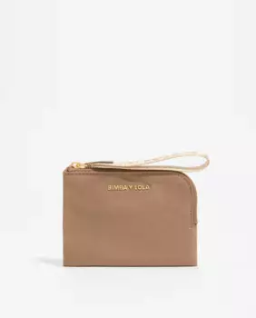 Женский нейлоновый кошелек на молнии Bimba y Lola, коричневый