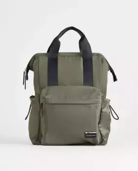 Женский нейлоновый рюкзак для ноутбука зеленого цвета хаки PACOMARTINEZ