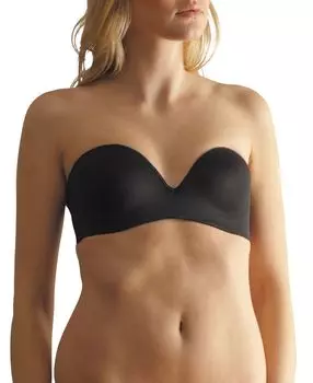 Женский невидимый бюстгальтер без бретелек с глубоким вырезом Carnival, черный