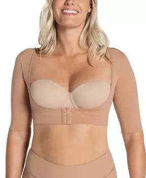 Женский невидимый жилет для формирования верхней части рук Leonisa, тан/бежевый