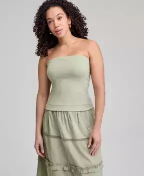 Женский облегающий безрукавный топ-бюстье Second-Skin And Now This, зеленый