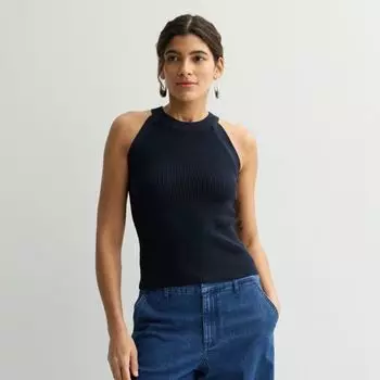 Женский облегающий свитер с высоким воротником Nine West, цвет sky captain