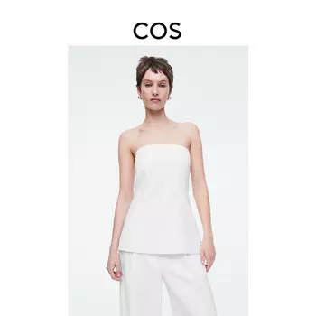 Женский облегающий топ Cos А-силуэта, белый