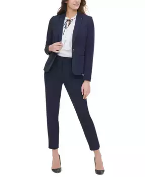 Женский однобортный пиджак на одной пуговице Tommy Hilfiger, синий