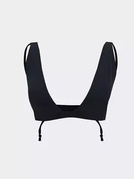 Женский однотонный бикини-топ LCW DREAM, новый черный