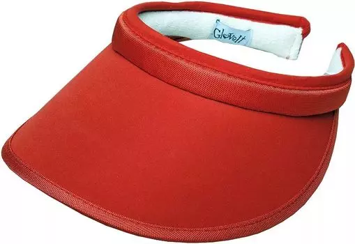 Женский однотонный козырек для гольфа Glove It, красный