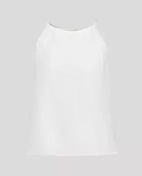 Женский однотонный топ Southern Cotton, кремово-белый