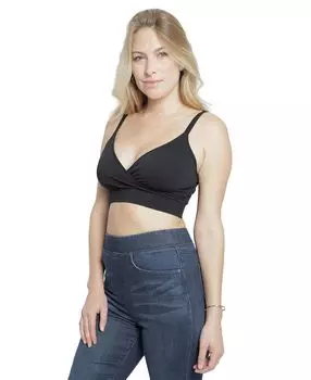 Женский охлаждающий бюстгальтер для кормления через плечо для беременных Ingrid + Isabel, черный
