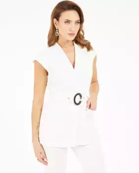 Женский пиджак без рукавов Marciano by Guess, белый