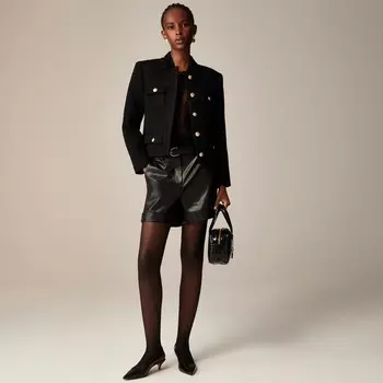 Женский пиджак Isabelle из твида J.Crew, черный