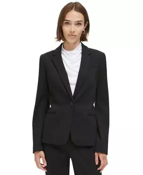 Женский пиджак на одной пуговице Calvin Klein, черный