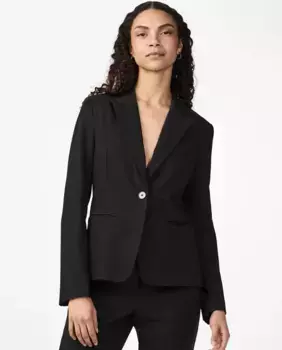 Женский пиджак на пуговицах Yas, черный