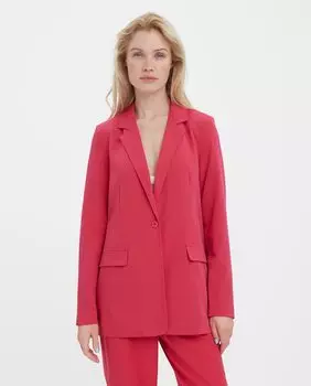 Женский пиджак с длинными рукавами и карманами Vero Moda, фуксия