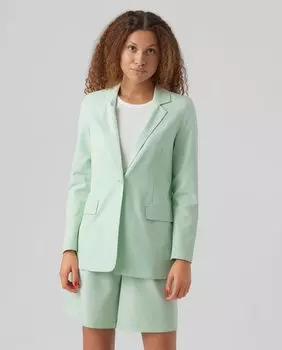 Женский пиджак с длинными рукавами и карманами Vero Moda, синий