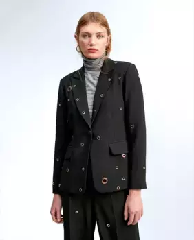 Женский пиджак с карманами Lola Casademunt, черный