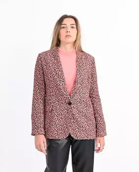 Женский пиджак с принтом и застежкой на пуговицы Lili Sidonio, мультиколор