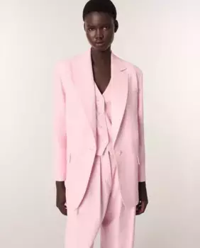 Женский пиджак с застежкой на пуговицы Maje, цвет Rosa