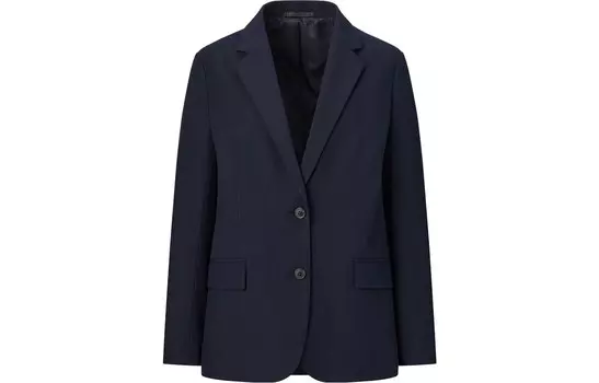 Женский пиджак Uniqlo, темно-синий