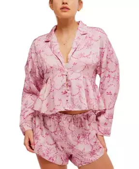 Женский пижамный комплект Beauty Sleep Free People, розовый