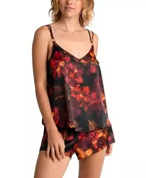 Женский пижамный комплект Dylan Camisole-Tap, 2 предмета Midnight Bakery, черный