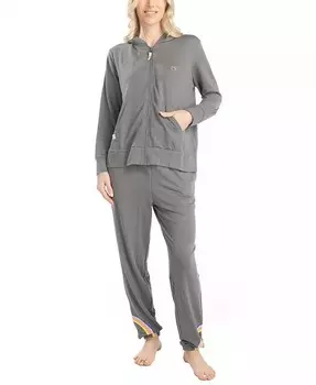 Женский пижамный комплект с капюшоном Day Breakers Ocean Pacific, серый