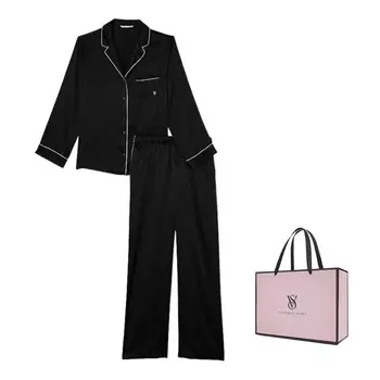 Женский пижамный комплект Victoria's Secret, черный