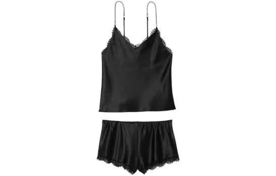 Женский пижамный комплект Victoria's Secret, цвет Black