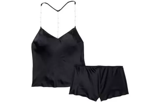 Женский пижамный комплект Victoria's Secret, цвет Black