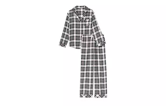 Женский пижамный комплект Victoria's Secret, цвет Black/White Checked