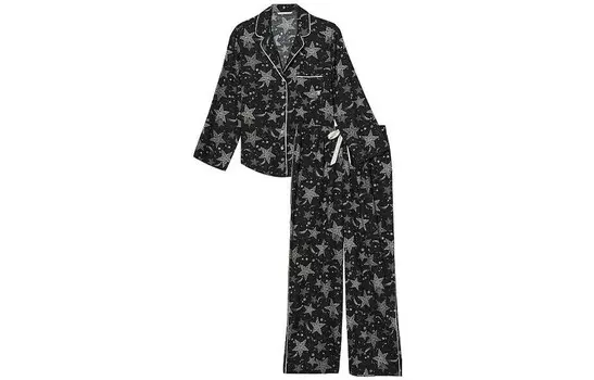 Женский пижамный комплект Victoria's Secret, цвет Black