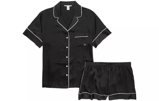 Женский пижамный комплект Victoria's Secret, цвет Black