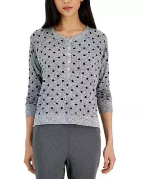 Женский пижамный топ hacci с длинными рукавами, созданный для macy's Alfani, мульти