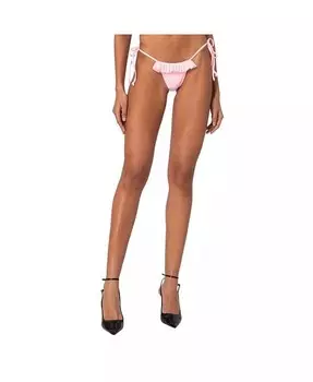 Женский плавок бикини с рюшами Joelle Edikted, розовый