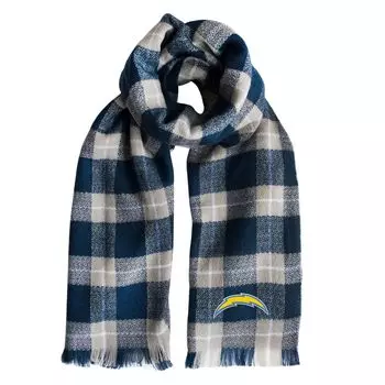 Женский плед-шарф Little Earth Los Angeles Chargers в клетку