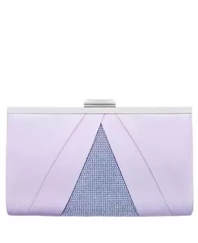 Женский плиссированный клатч в хрустальной оправе с пятнами Nina