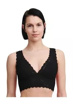 Женский поддерживающий кружевной бюстгальтер с цветочным принтом CHANTELLE, цвет 011 Schwarz