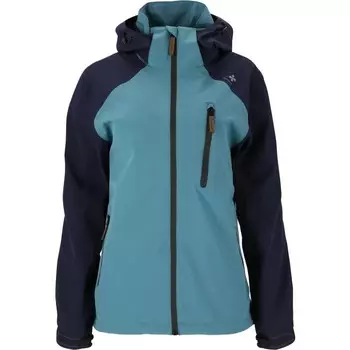 Женский походный дождевик Gipfelglck, цвет pastellblau/pastellblau/dunkelblau