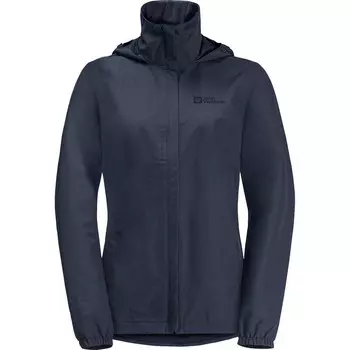 Женский походный дождевик Jack Wolfskin, цвет navyblau/navyblau