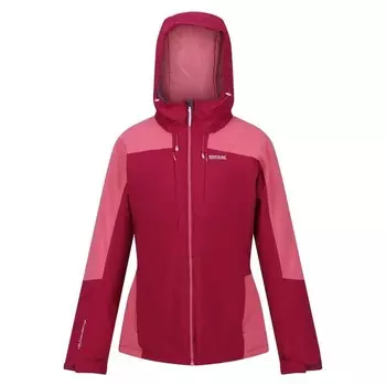 Женский походный дождевик Regatta, цвет rot/lotuspink/rot