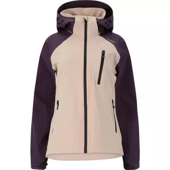 Женский походный дождевик Weather Report, цвет beige/malvenfarben