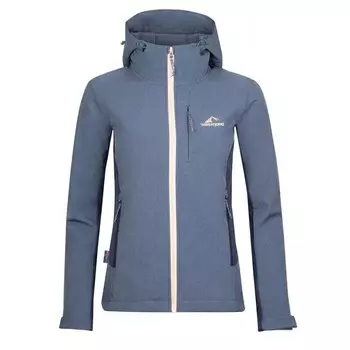 Женский походный дождевик Westfjord, цвет gletscherblau/pfirsichfarben