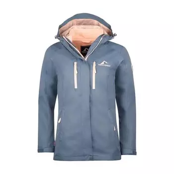 Женский походный дождевик Westfjord, цвет gletscherblau/pfirsichfarben