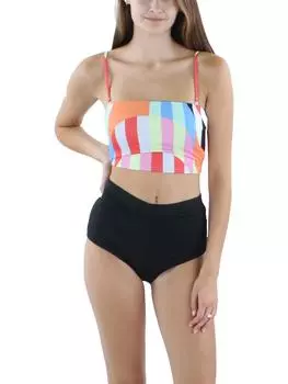 Женский полосатый бандо бикини-топ для плавания Sanctuary, цвет multi