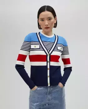 Женский полосатый кардиган Lola Casademunt, мультиколор