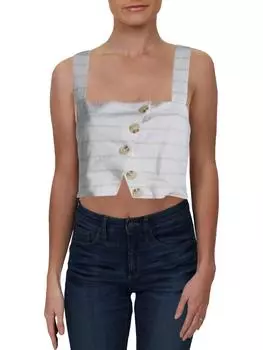 Женский полосатый топ-бюстгальтер-бралетт LUCCA, цвет tan/white stripe