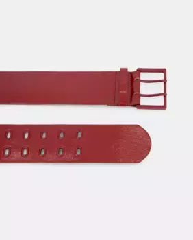 Женский пояс из экокожи EVA Jo & Mr. Joe, бордовый