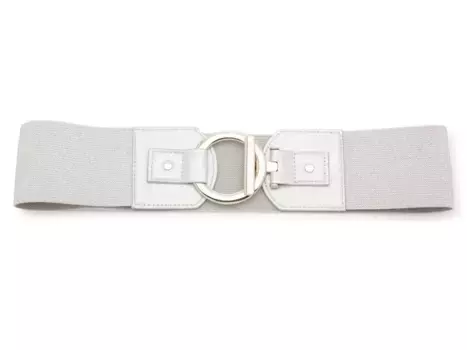 Женский пояс Vince Camuto Circle & Bar, серебристый