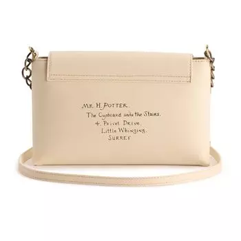 Женский потертый новый кошелек через плечо с цепочкой и надписью «Гарри Поттер Хогвартс» Disney