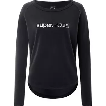 Женский повседневный свитер с круглым вырезом Super.Natural, черный